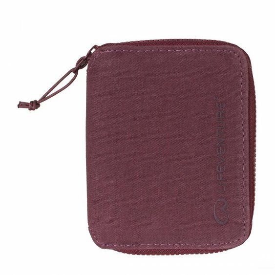 Lifeventure RFID Bifold Wallet aubergine