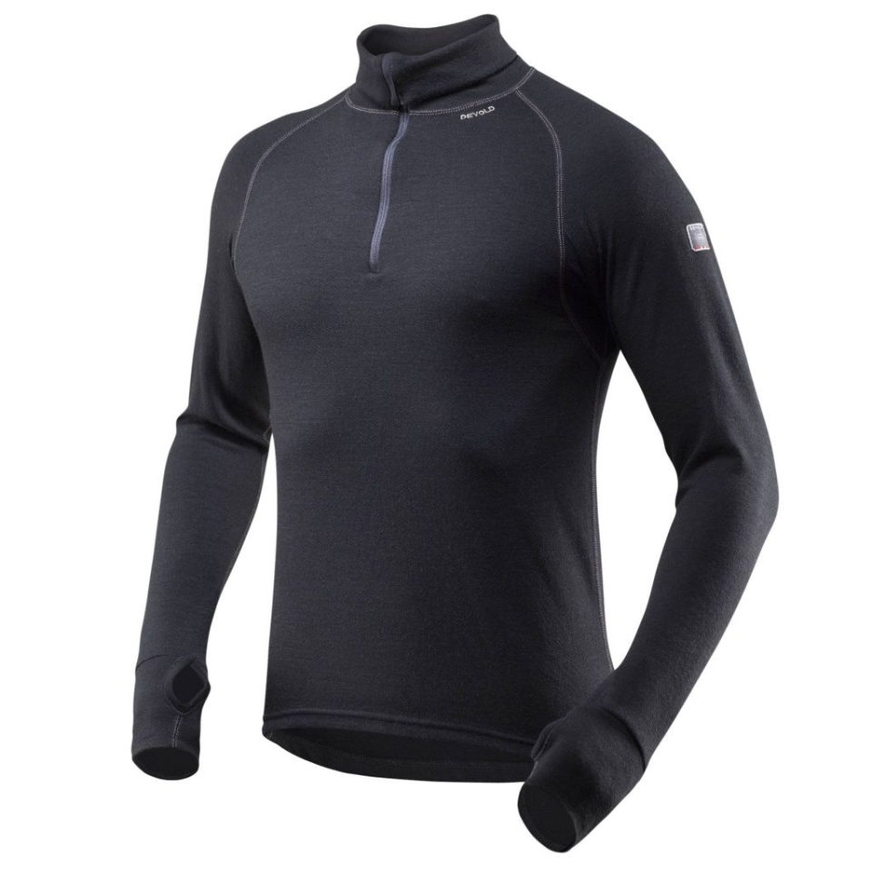   Devold Expedition Man Zip Neck - Black
