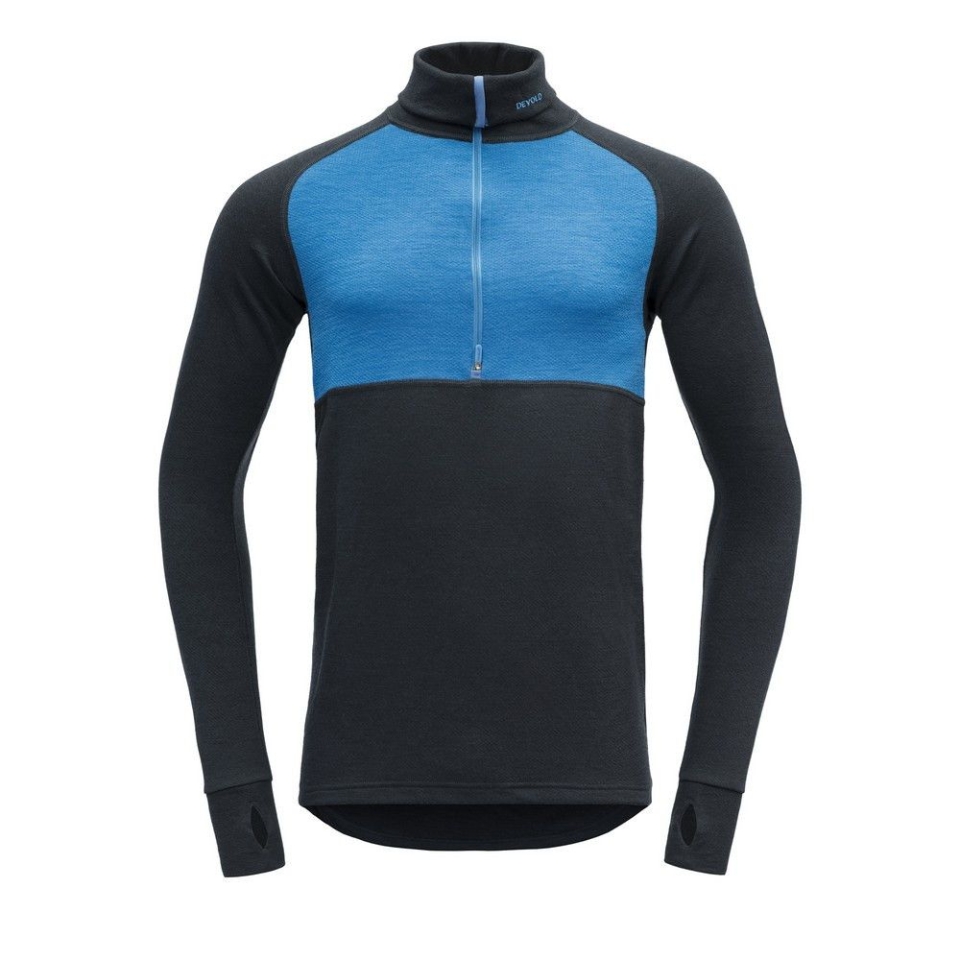 Devold Expedition Man Zip Neck - Skydiver/Ink
