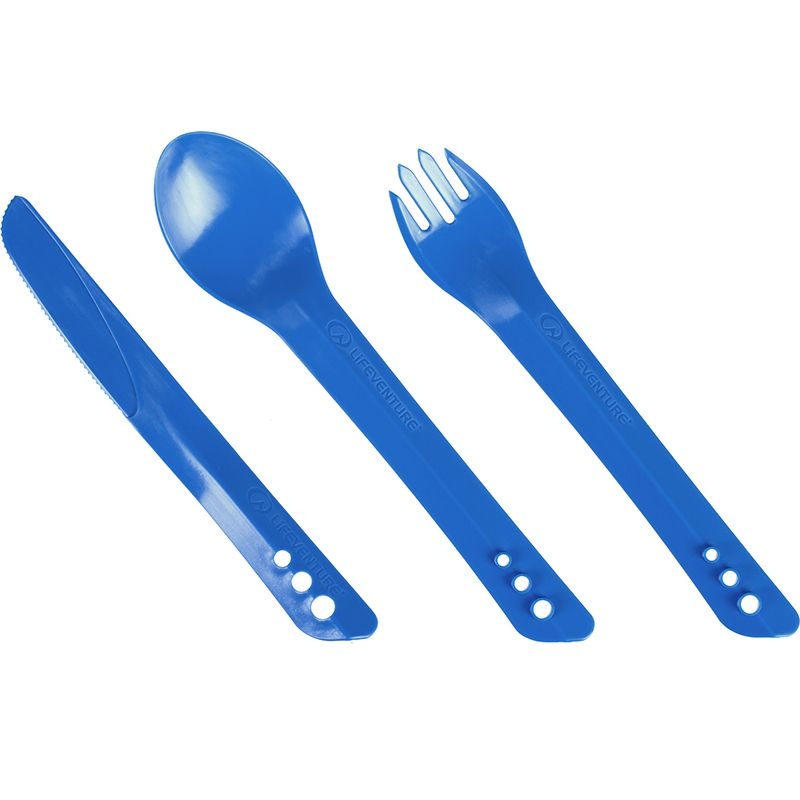 Lifeventure Ellipse Cutlery Set blue