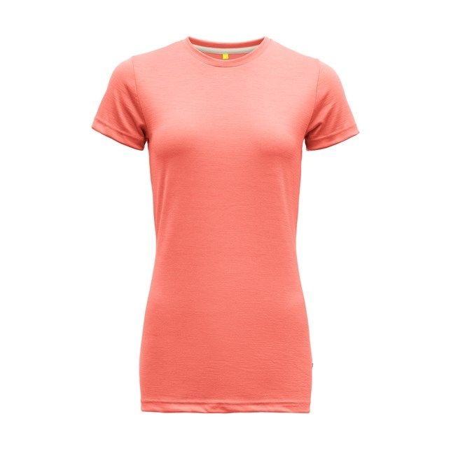 Devold Eika Woman Tee Coral