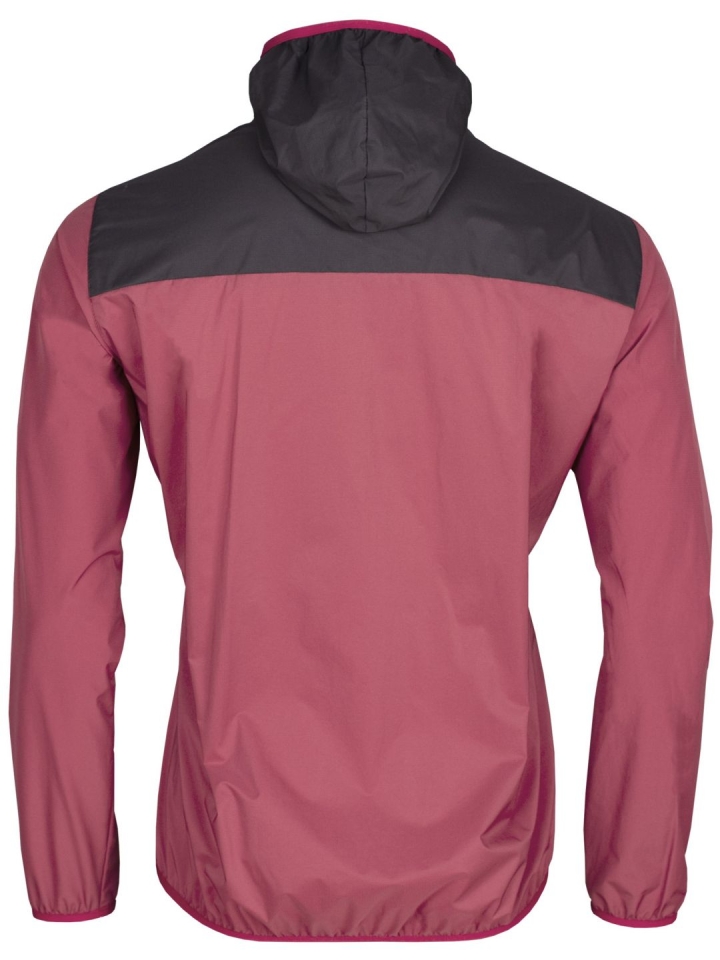 Helium Pertex Jacket brick red_black-back