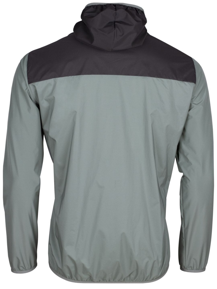 Helium Pertex Jacket laurel khaki_black_back