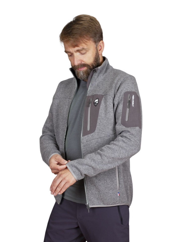 Skywool 5.0 sweater grey - detail pruženka rukáv