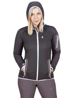 Merino Alpha Lady Hoody Jacket black_antracit - postava2