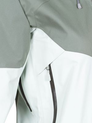 Explosion 5.0 Lady Jacket Silt Green_Laurel Khaki - detail laminovaná garáž