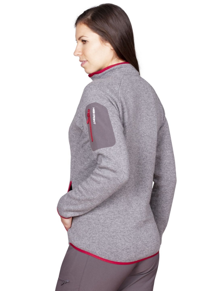 Skywool 5.0 Lady Sweater grey-zadní pohled
