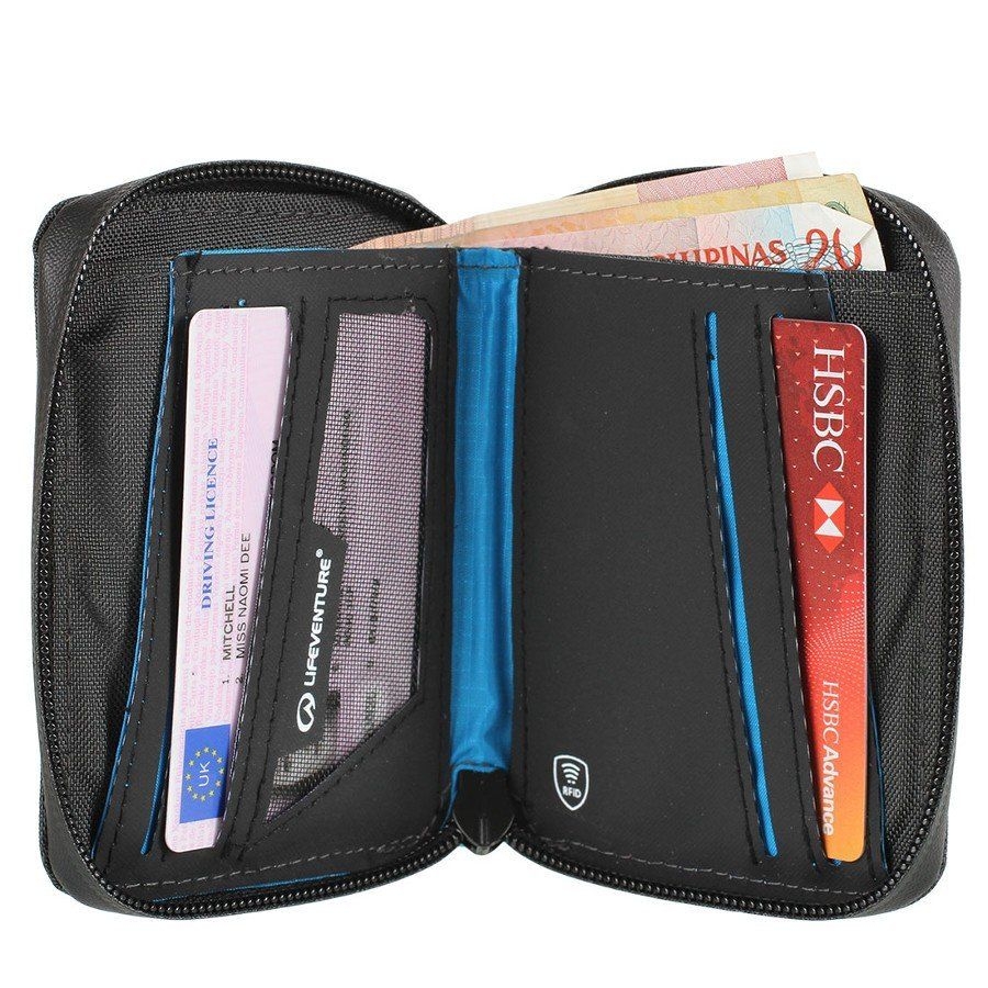 Lifeventure RFID Bi-Fold Wallet black