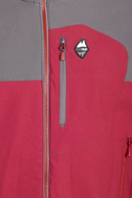 Atom Jacket Brick Red - Iron Gate detail hrudní kapsa