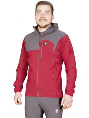 Atom Jacket Brick Red - Iron Gate model