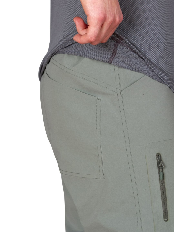 Dash 5.0 Pants Laurel khaki - zadní kapsa