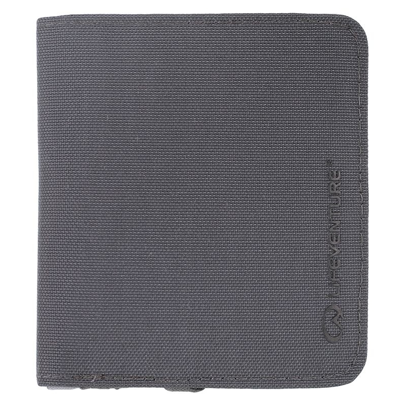 Lifeventure RFID Compact Wallet Recycled grey
