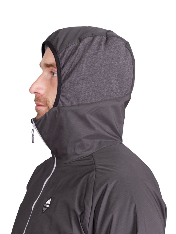Total Alpha Jacket black - kapuce
