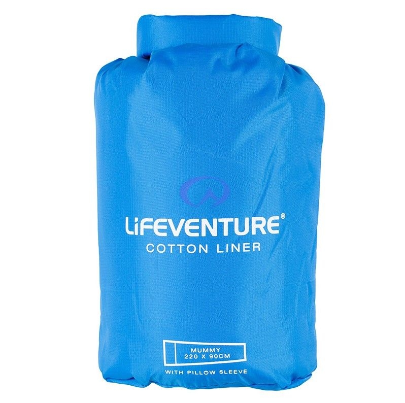 Lifeventure Cotton Sleeping Bag Liner - Mummy