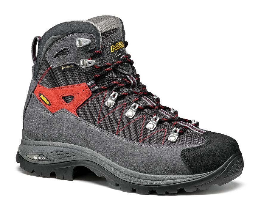   Asolo Finder GV ML - grey/gunmetal/poppy red