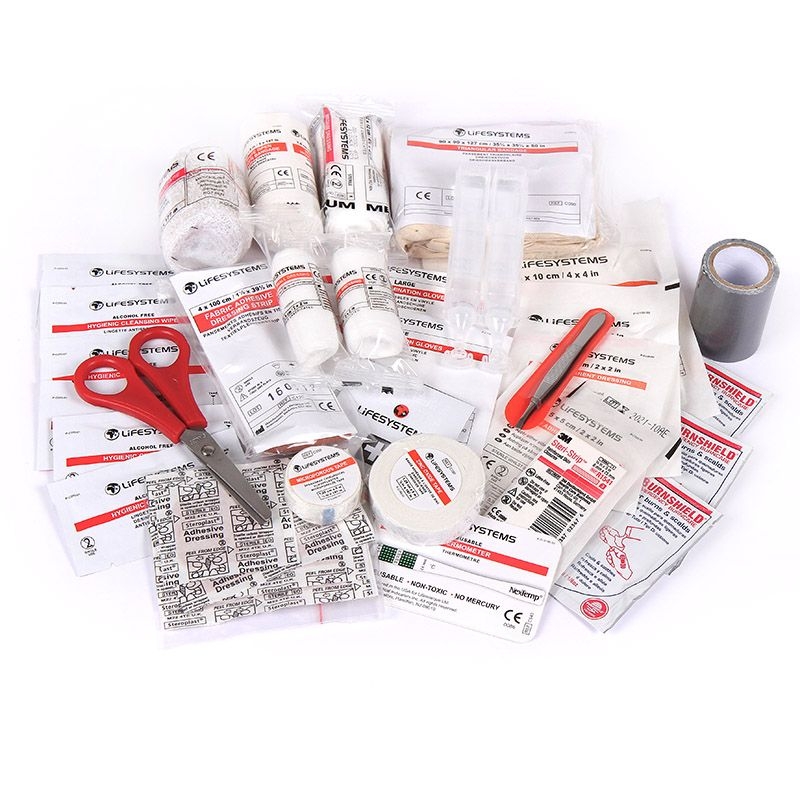  Lifesystems Camping First Aid Kit obsah