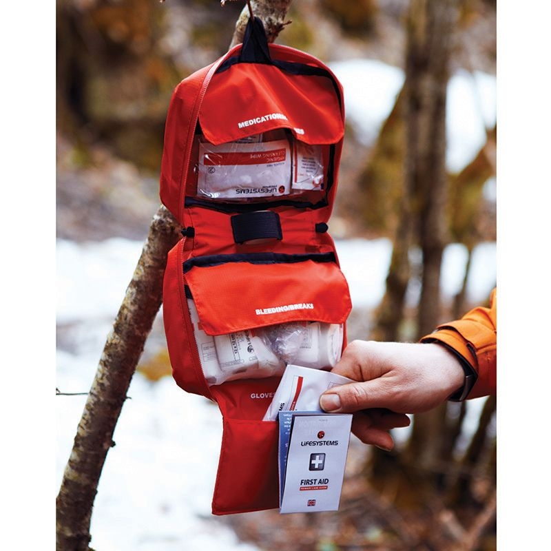  Lifesystems Camping First Aid Kit open