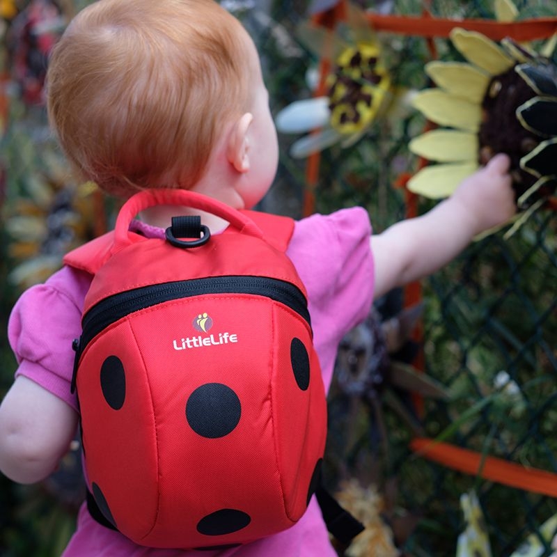 LittleLife Animal Toddler Backpack - ladybird
