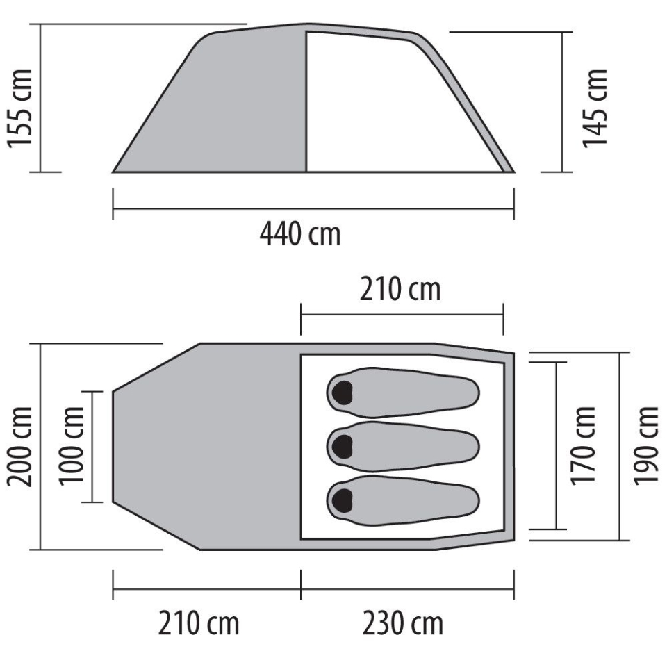 Coleman Tasman 3 Plus