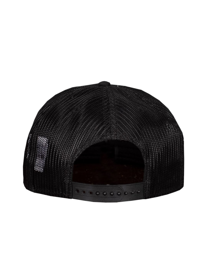 Trucker Label Hat - black