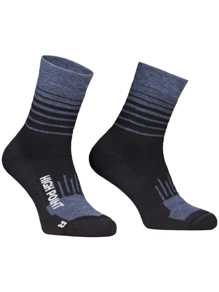Mountai Merino 3.0 Socks black-blue