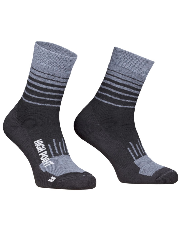 Mountain Merino 3.0 Lady Socks - black/light blue