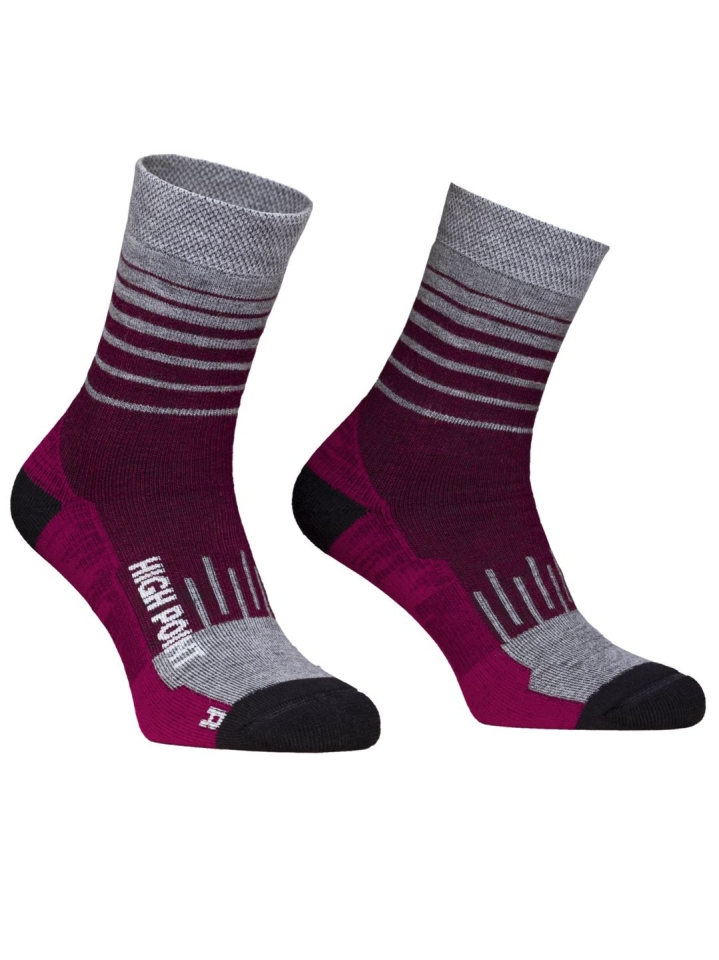 Mountain Merino 3.0 Lady Socks - purple/grey