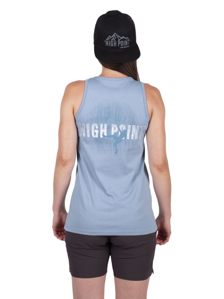 Boulder Lady Tank + Trucker Peak Hat