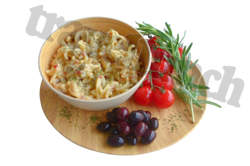 Travellunch Těstoviny Siciliana se zeleninou a olivami-vegetarián