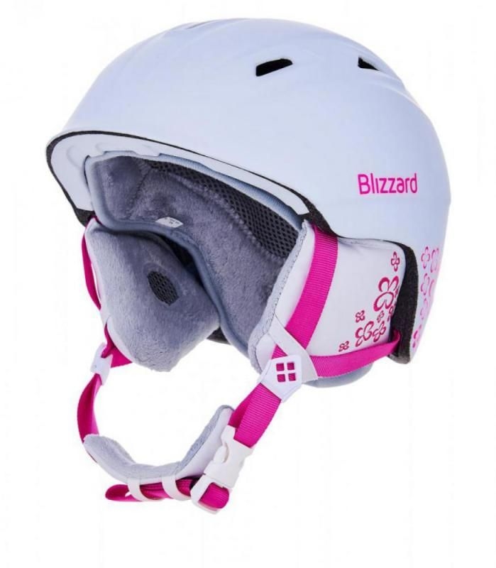BLIZZARD VIVA DEMON - white matt/magenta flowers
