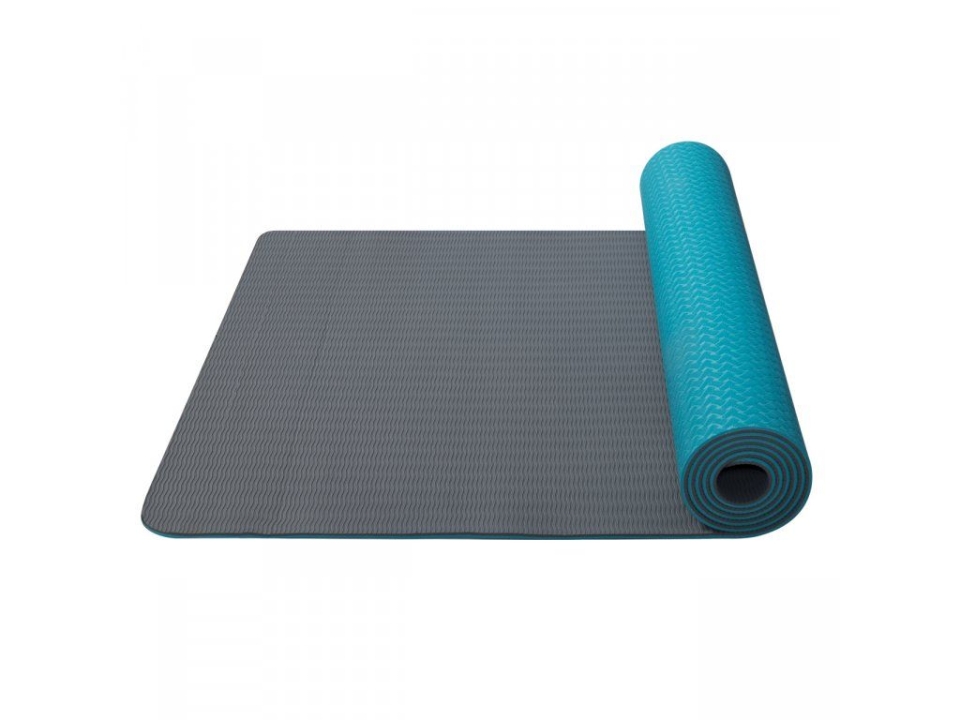 Yate Yoga Mat TPE - tyrkys/šedá