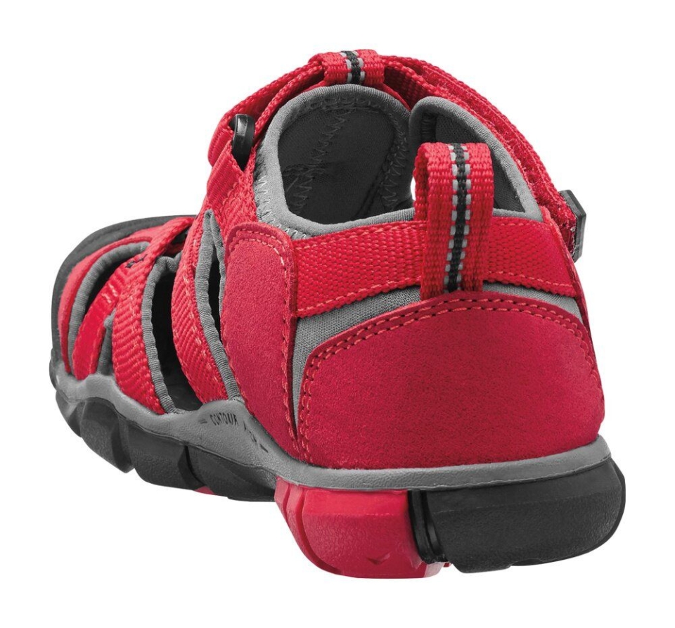 Keen Seacamp II CNX Youth - racing red/gargoyle