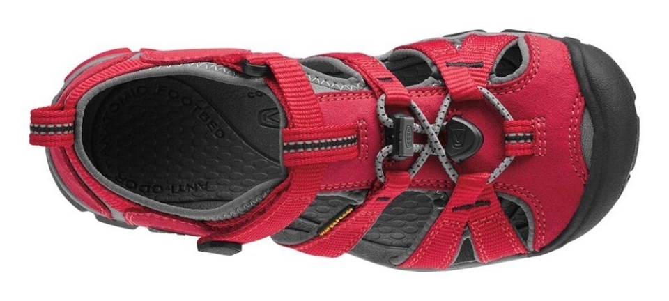 Keen Seacamp II CNX Youth - racing red/gargoyle
