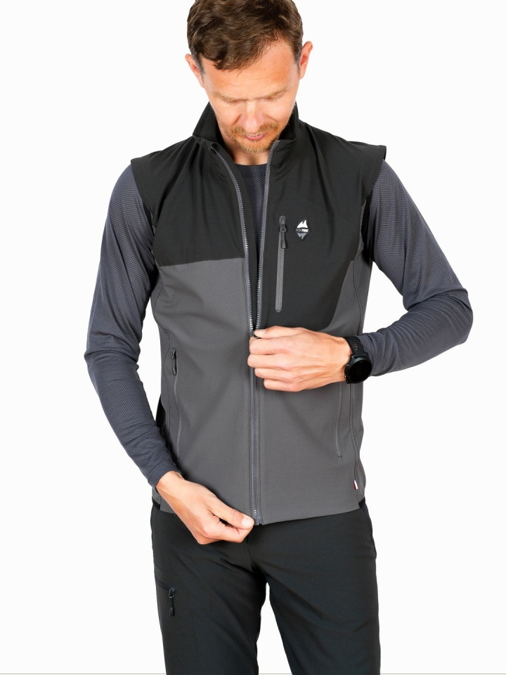 Atom Vest - Black/grey