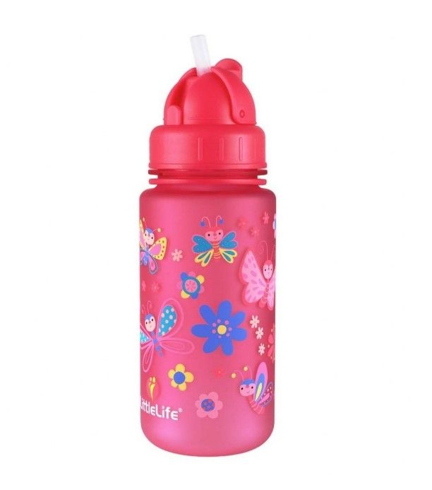 LittleLife Water Bottle butterflies