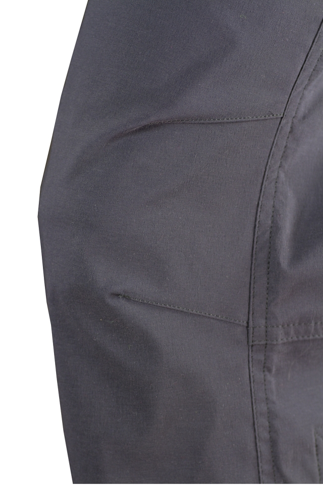 Dash 2.0 Lady Pants detail anatomicky tvarované koleno