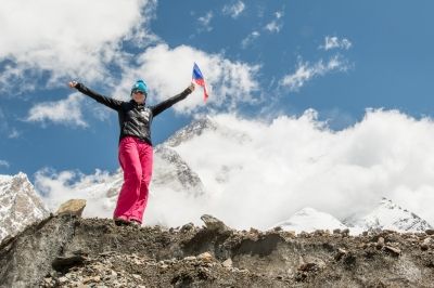 Klára Kolouchouvá na K2
