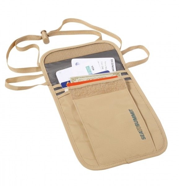 Sea To Summit Neck Pouch_kapsička na krk_sand/slate