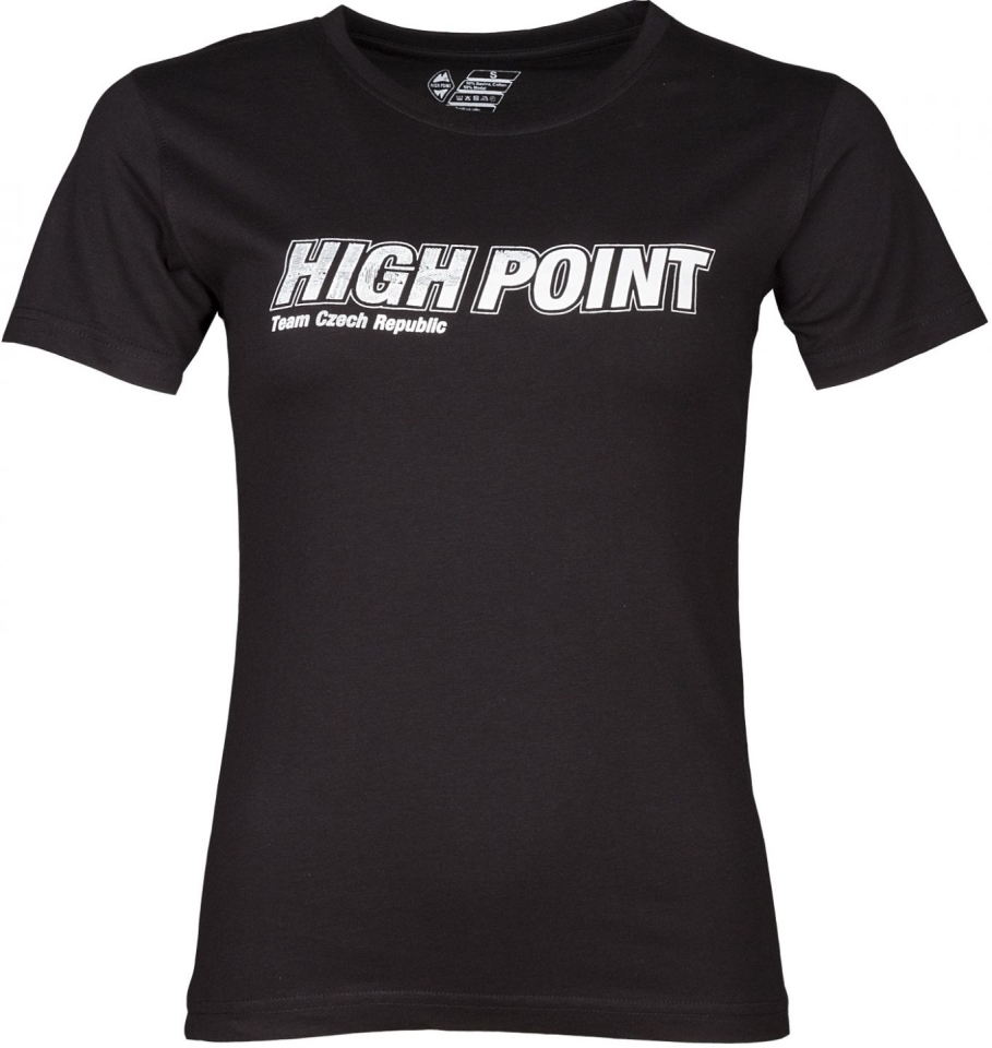 High Point T-shirt Lady black předek.jpg