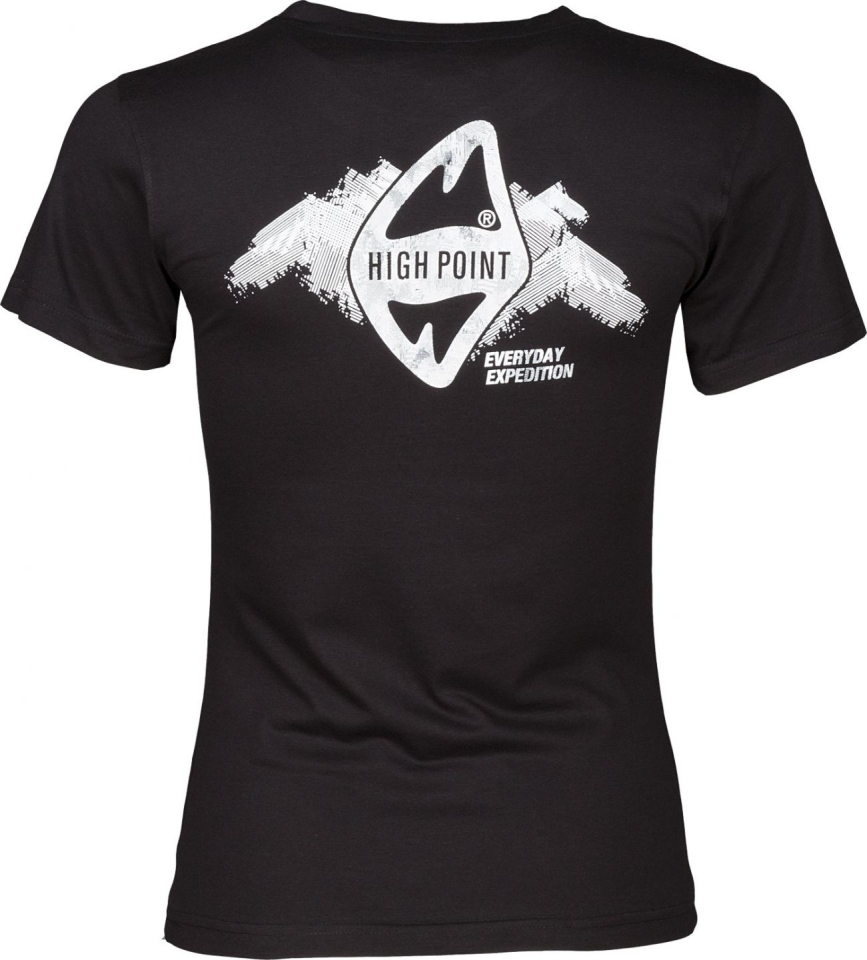 High Point T-shirt Lady black - záda