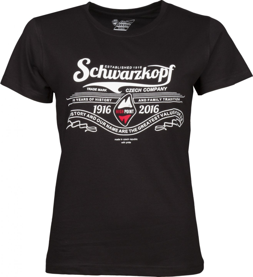 Schwarzkopf T-shirt Lady black předek.jpg