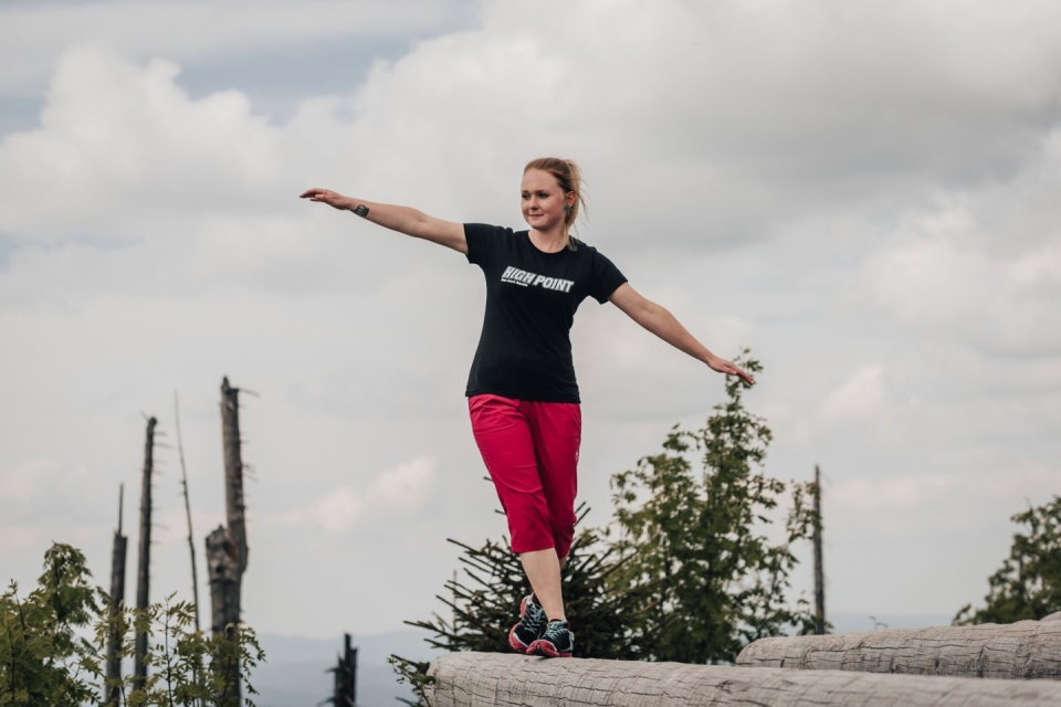   High point lady t-shirt + Dash 4.0 lady 3-4 pants