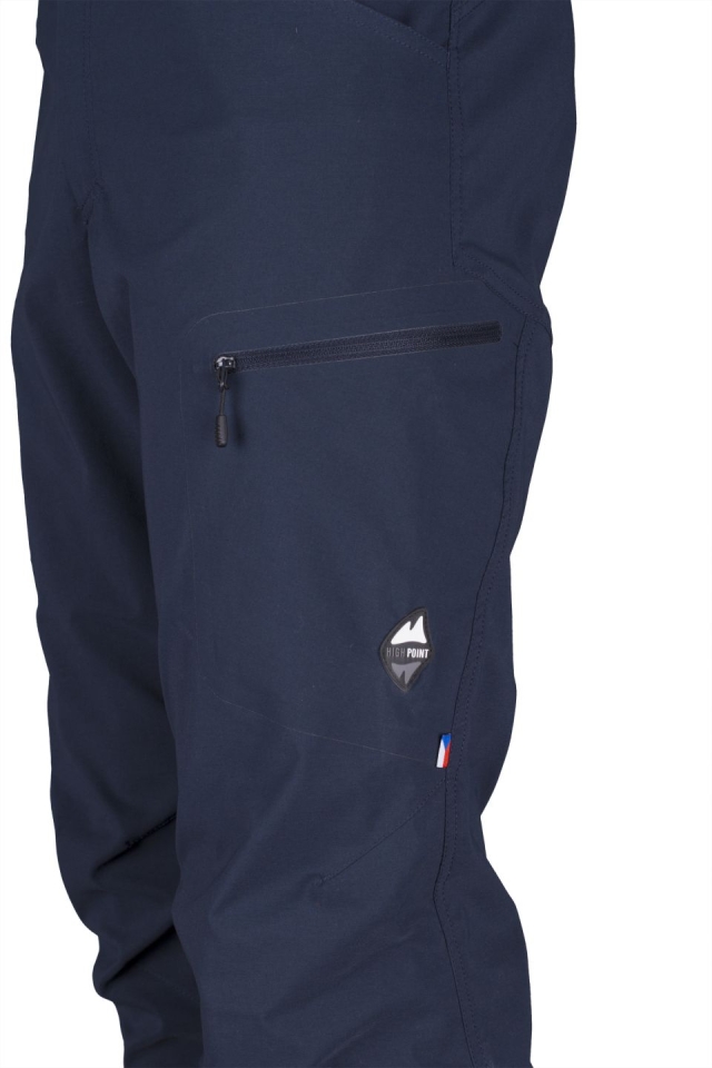 Dash 4.0 Pants carbon - prostorná laminovaná kapsa na levém stehně