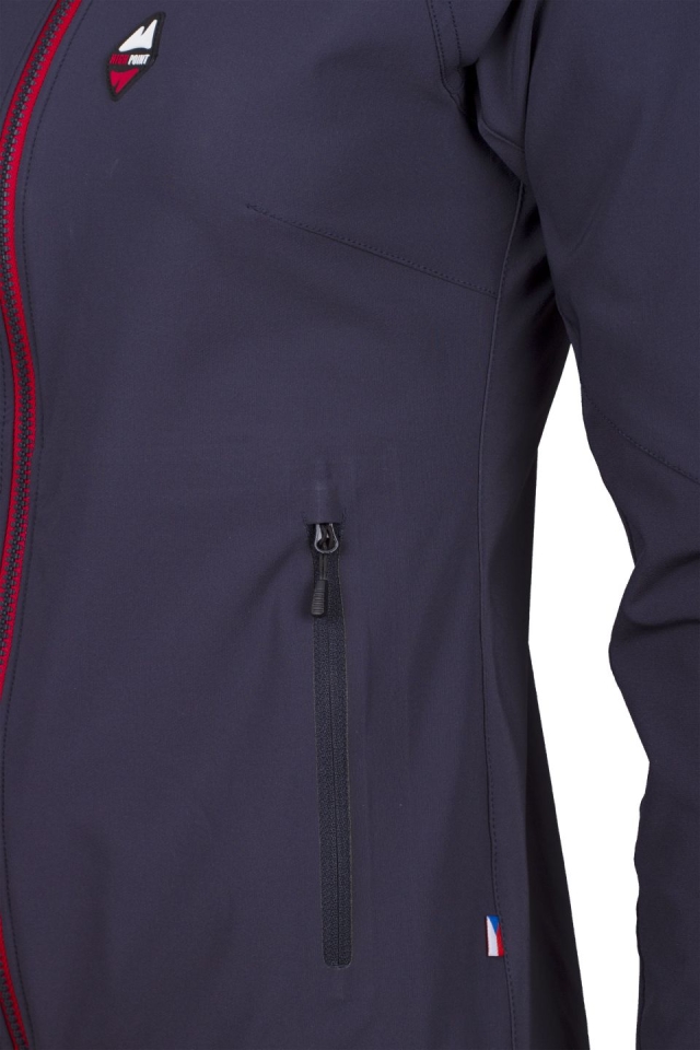 Drift 2.0 Lady Hoody Jacket carbon_red detail kapsa