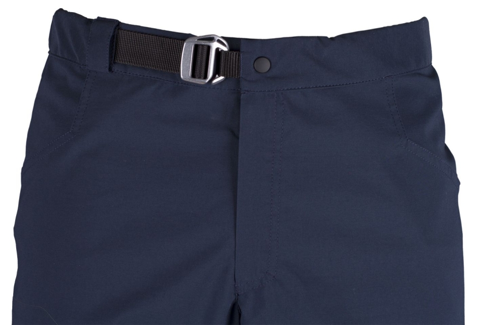 Dash 4.0 3-4 Pants carbon - detail opasek a laminovaný poklopec