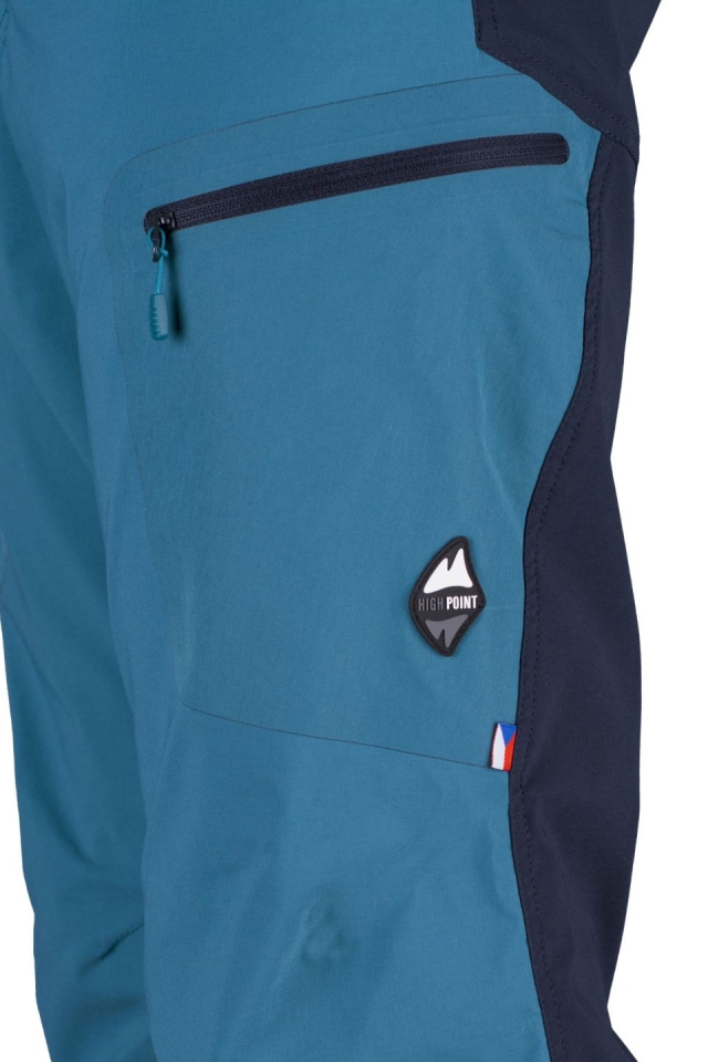 Dash 4.0 3-4 Pants petrol-carbon detail levá kapsa